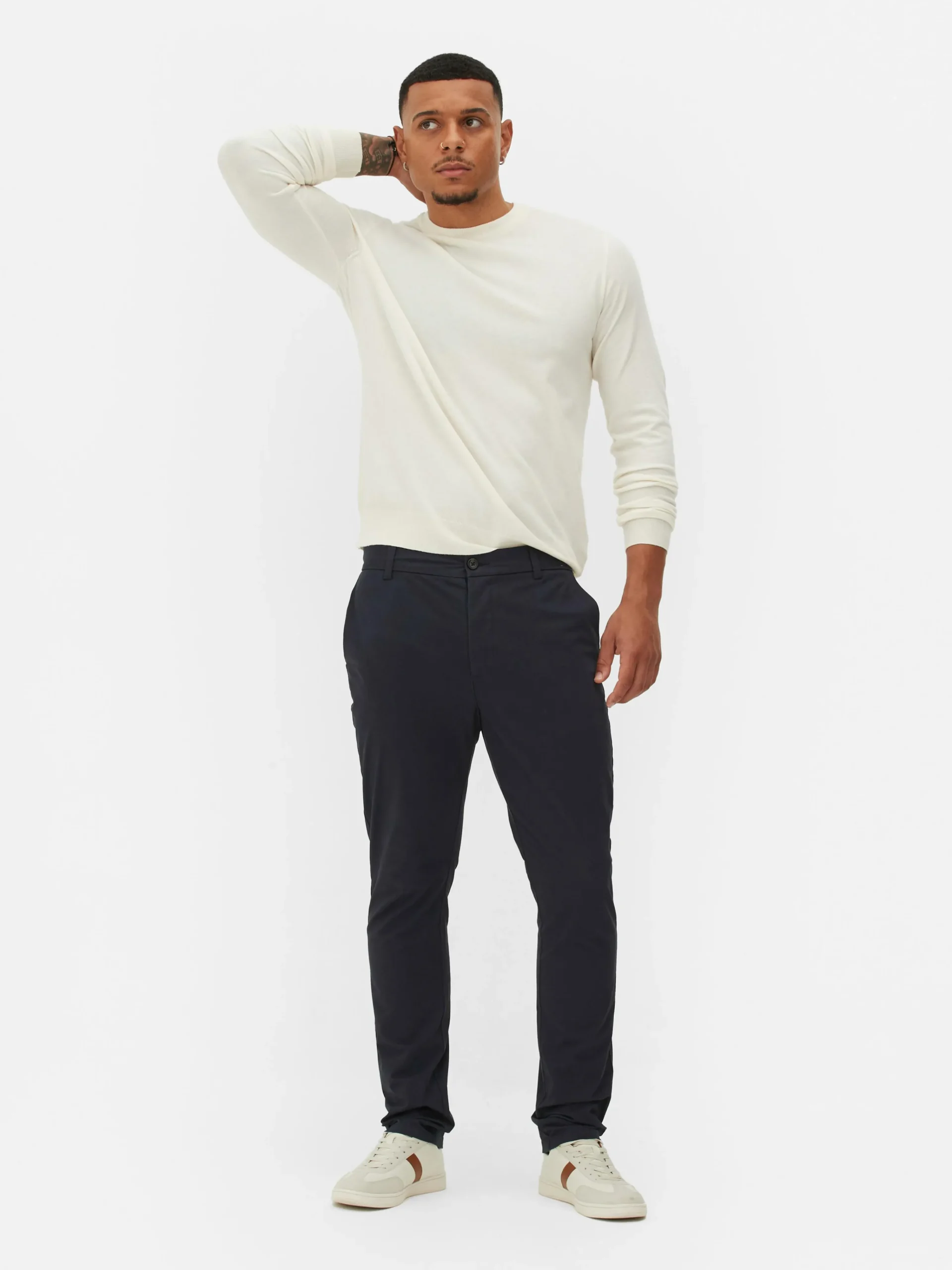 Homme Primark Pantalon|Pantalon Chino Stretch Coupe Slim