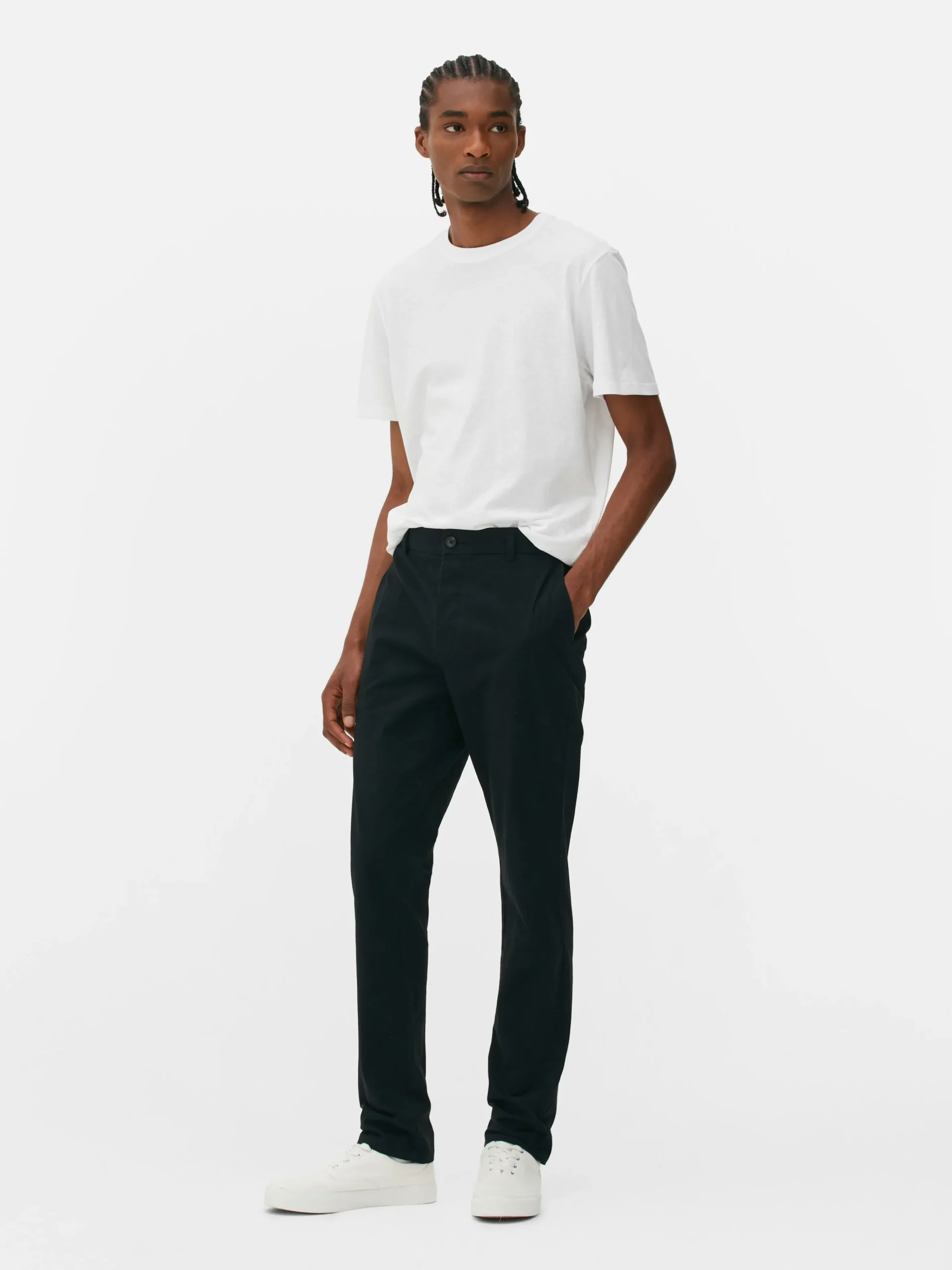 Homme Primark Pantalon|Pantalon Chino Stretch Coupe Slim