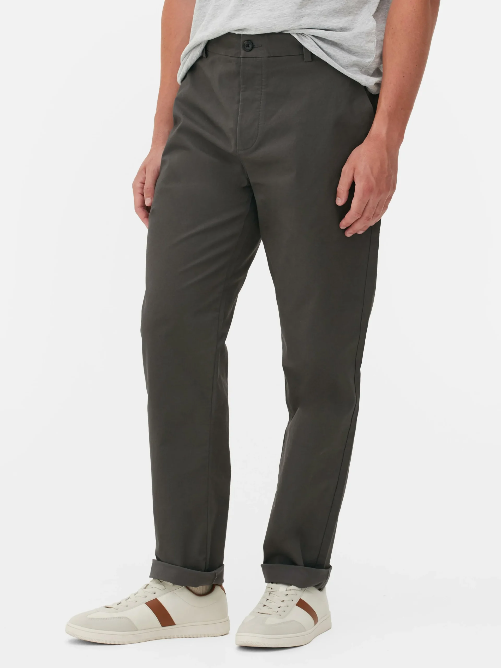 Homme Primark Pantalon|Pantalon Chino Stretch Coupe Droite