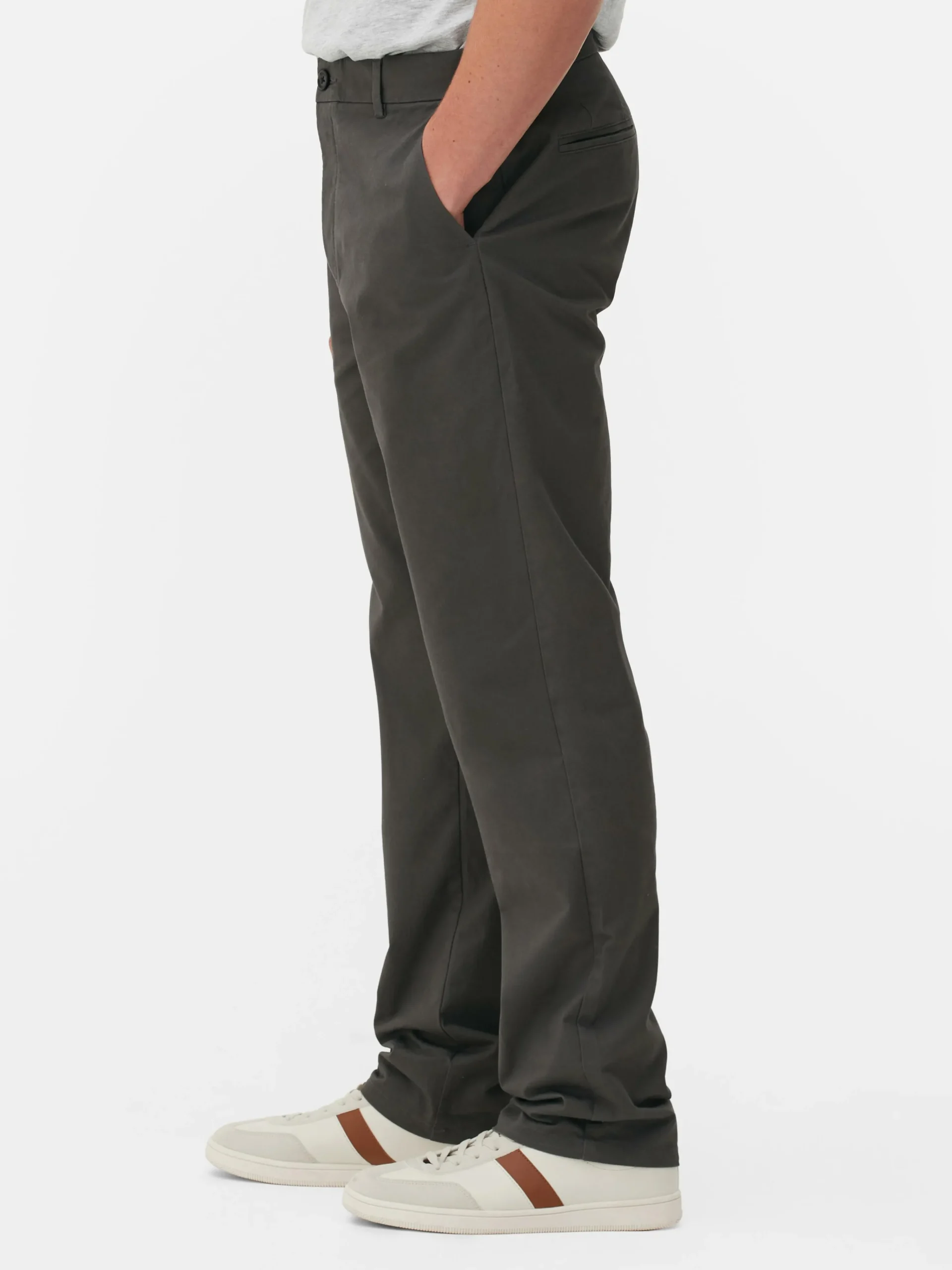 Homme Primark Pantalon|Pantalon Chino Stretch Coupe Droite