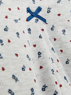 Femme Primark Bas De Pyjama|Pantalon De Pyjama Large Côtelé à Petites Fleurs