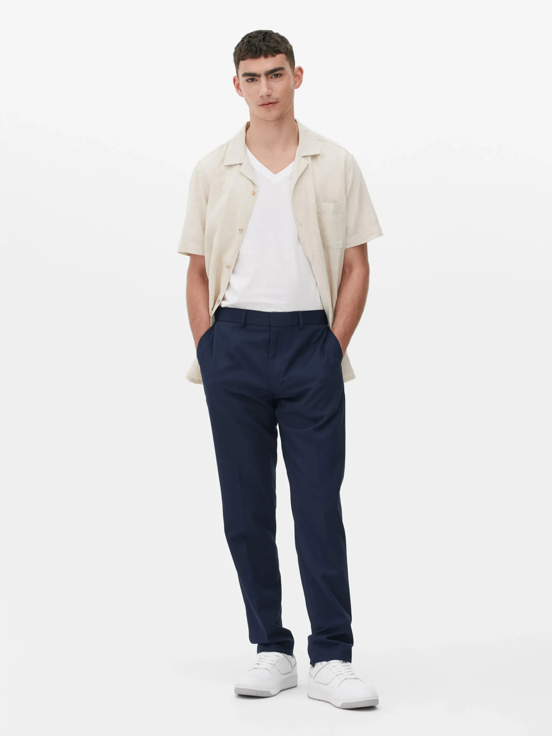 Homme Primark Pantalon|Pantalon Habillé En Sergé