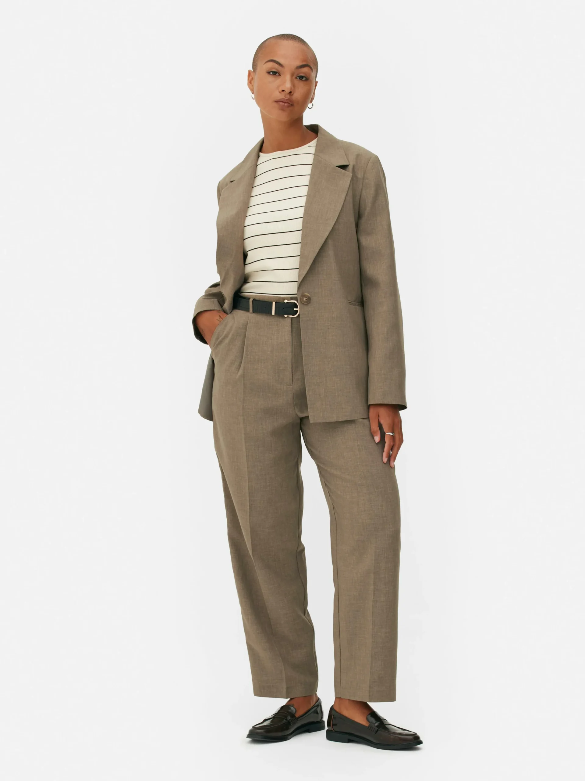 Femme Primark Pantalons Et Leggings|Pantalon Plissé à Ceinture