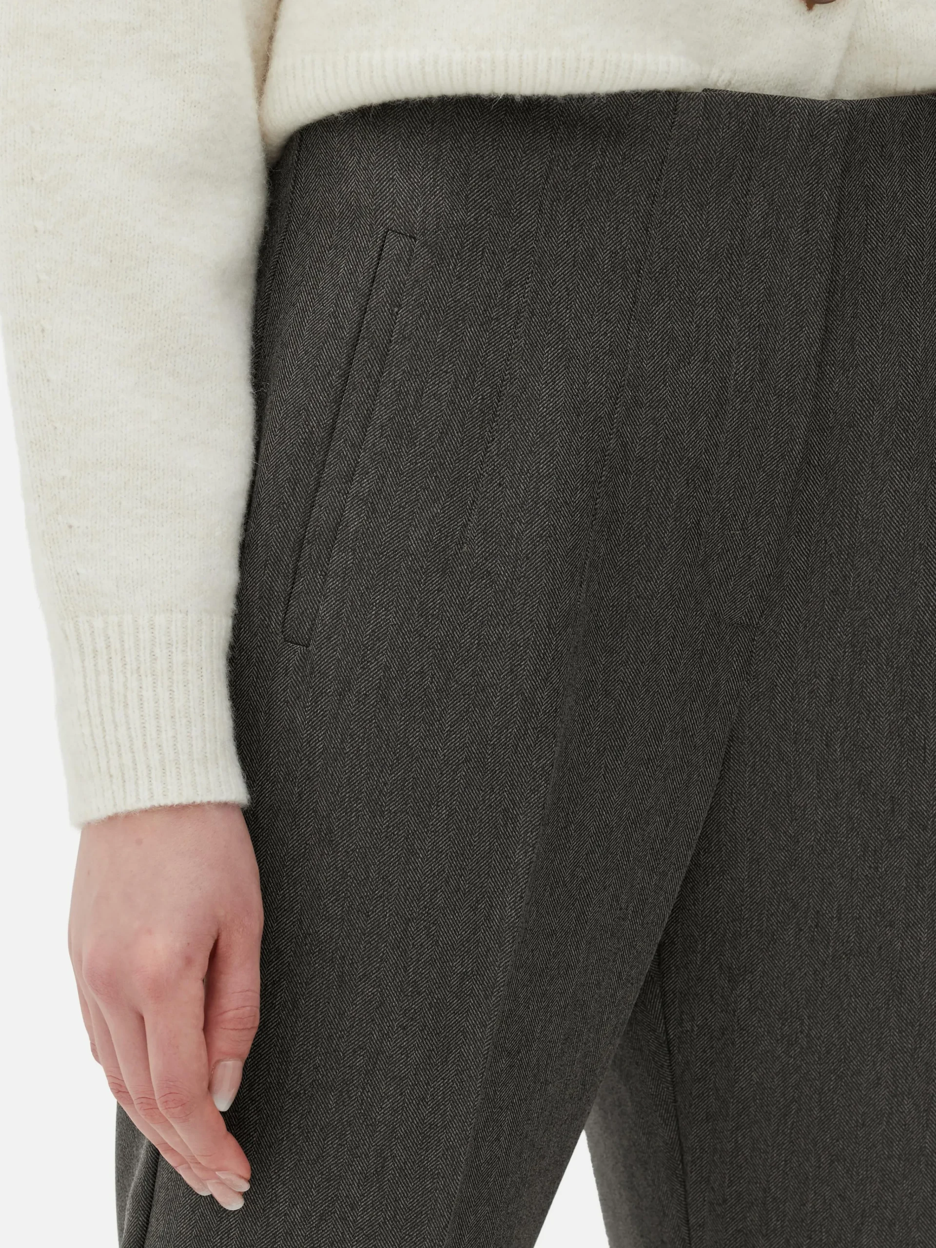 Femme Primark Pantalons Et Leggings|Pantalon Taille Haute à Surpiqûres