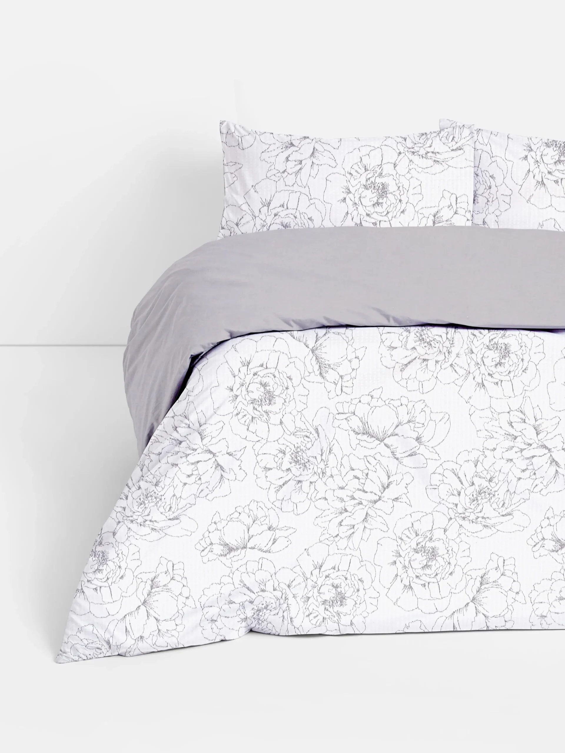 Primark Housses De Couette Et Parures De Lit|Parure De Lit Double Texturée à Fleurs