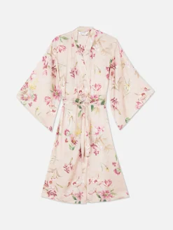 Femme Primark Peignoirs|Peignoir Floral En Satin