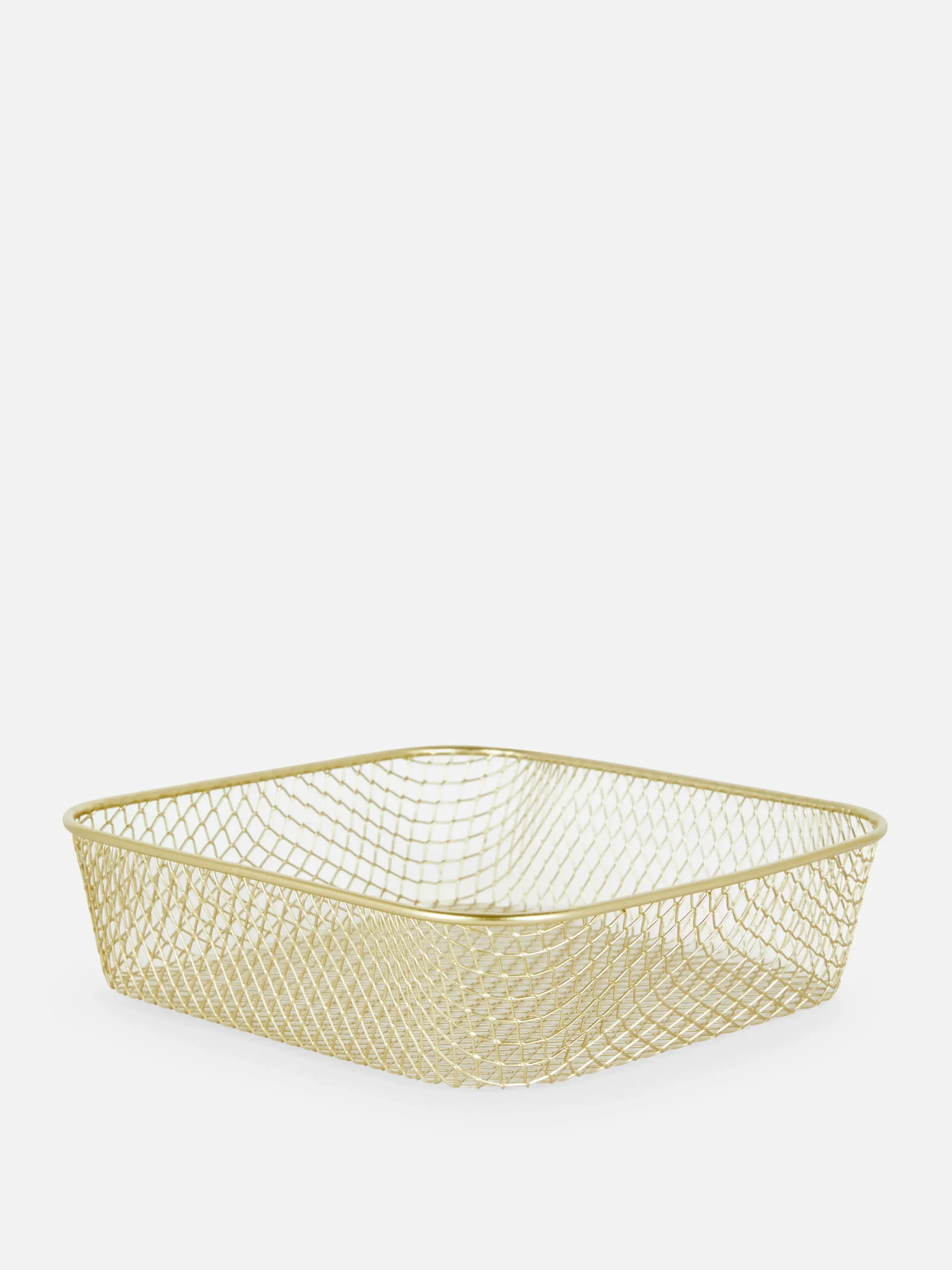 Primark Boîtes Et Paniers|Petit Panier En Fer Maillé