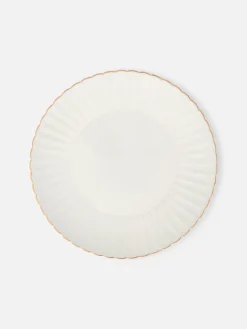 Primark Assiettes, Bols Et Plats|Art De La Table|Petite Assiette Festonnée à Détails Dorés