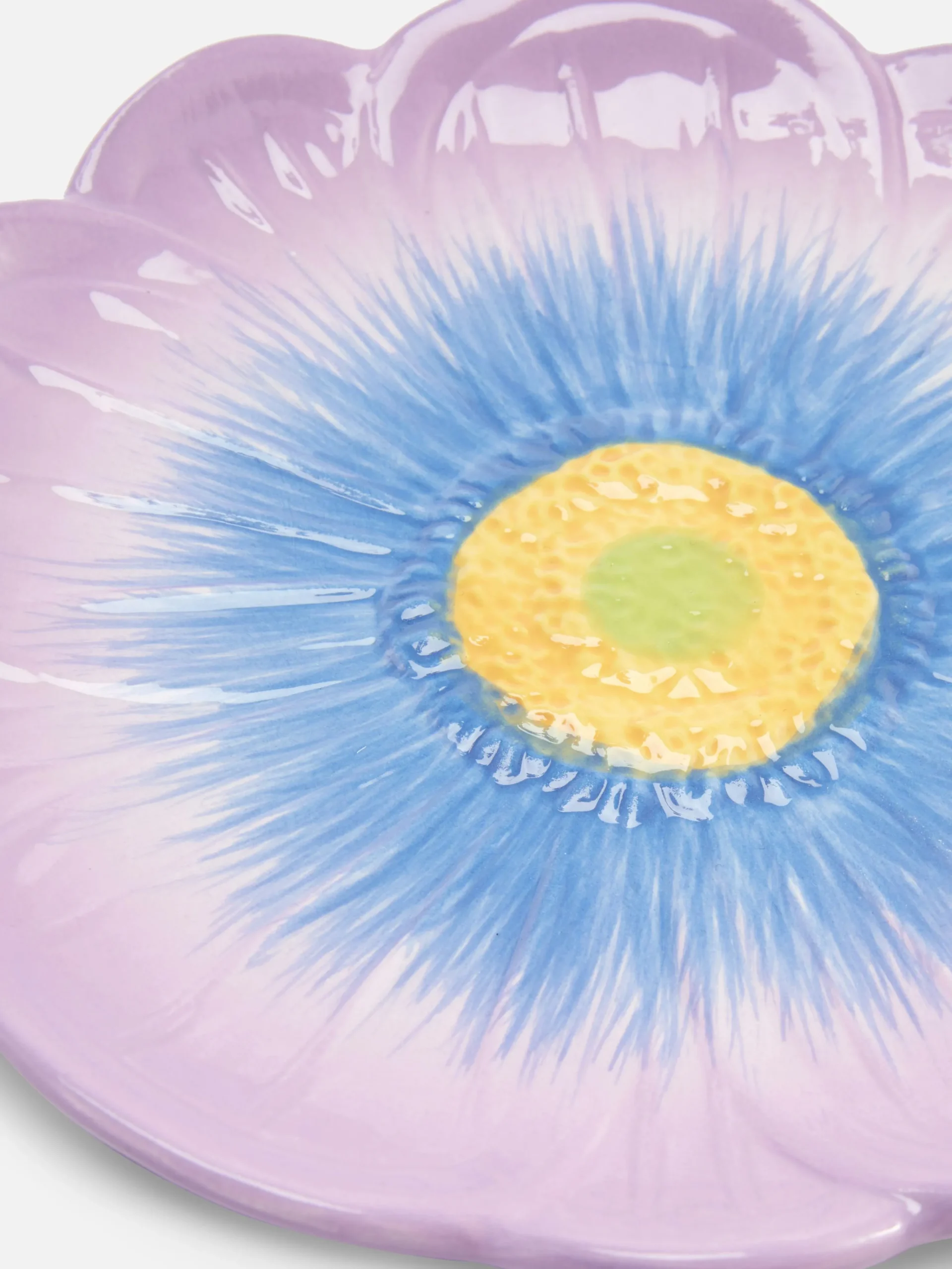 Primark Art De La Table|Assiettes, Bols Et Plats|Petite Assiette Texturée En Forme De Fleur