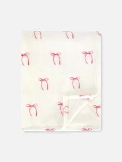 Primark Couvertures Et Jetés De Lit|Petite Couverture à Imprimé Nœud