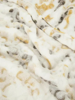 Primark Couvertures Et Jetés De Lit|Petite Couverture Ultra-douce à Imprimé Guépard