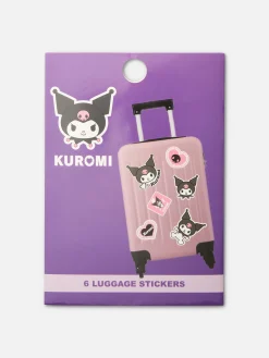 Enfant Primark Loisirs Creatifs|Pochette De 6 Autocollants à Bagages Hello Kitty Kuromi