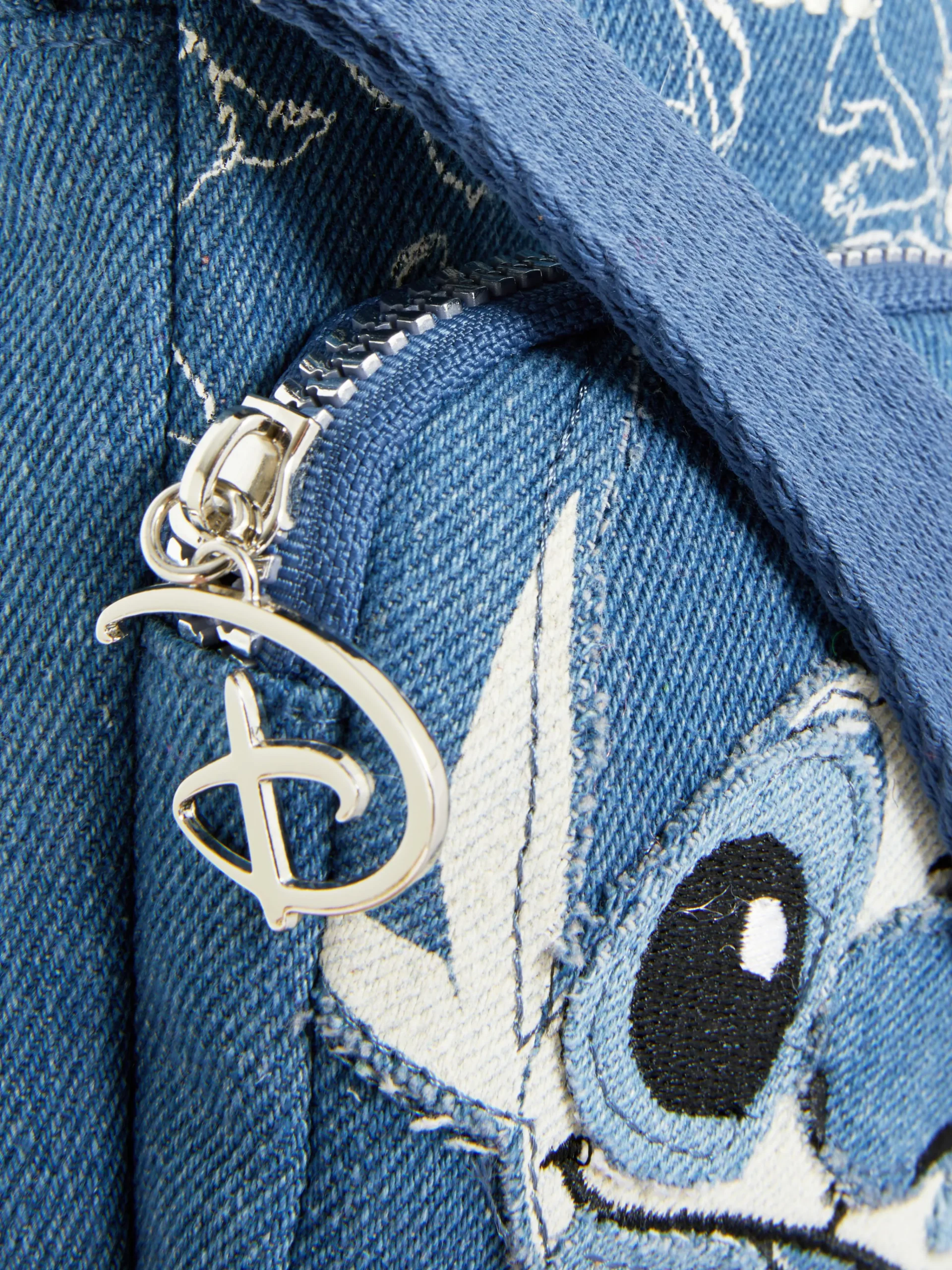 Femme Primark Sacs Et Porte-Monnaie|Denim|Pochette De Téléphone En Denim Disney Lilo & Stitch