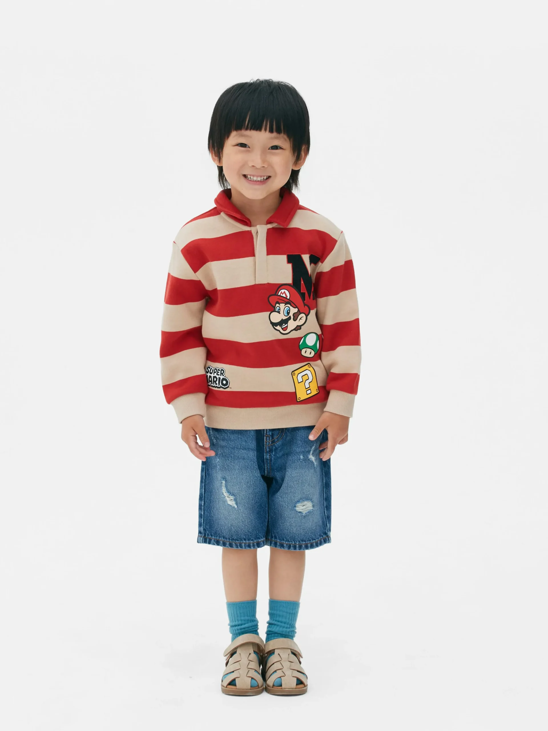 Enfant Primark Sweats À Capuche Et Sweat-Shirts|Polo De Rugby Super Mario