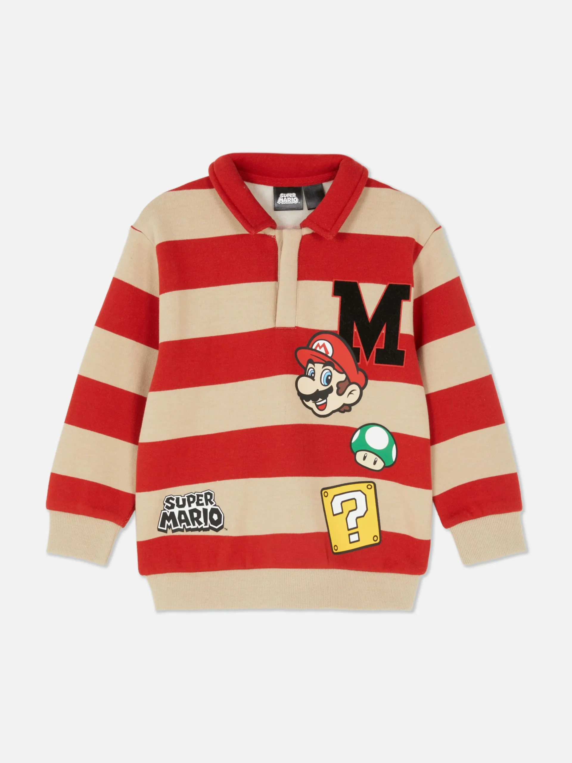 Enfant Primark Sweats À Capuche Et Sweat-Shirts|Polo De Rugby Super Mario