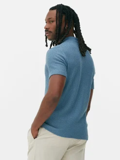 Homme Primark Hauts Et T-Shirts|Polo En Maille Texturée Kem