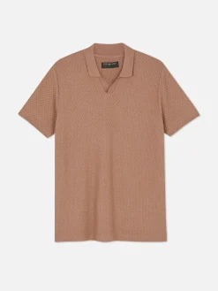 Homme Primark Hauts Et T-Shirts|Polo En Maille Texturée Kem