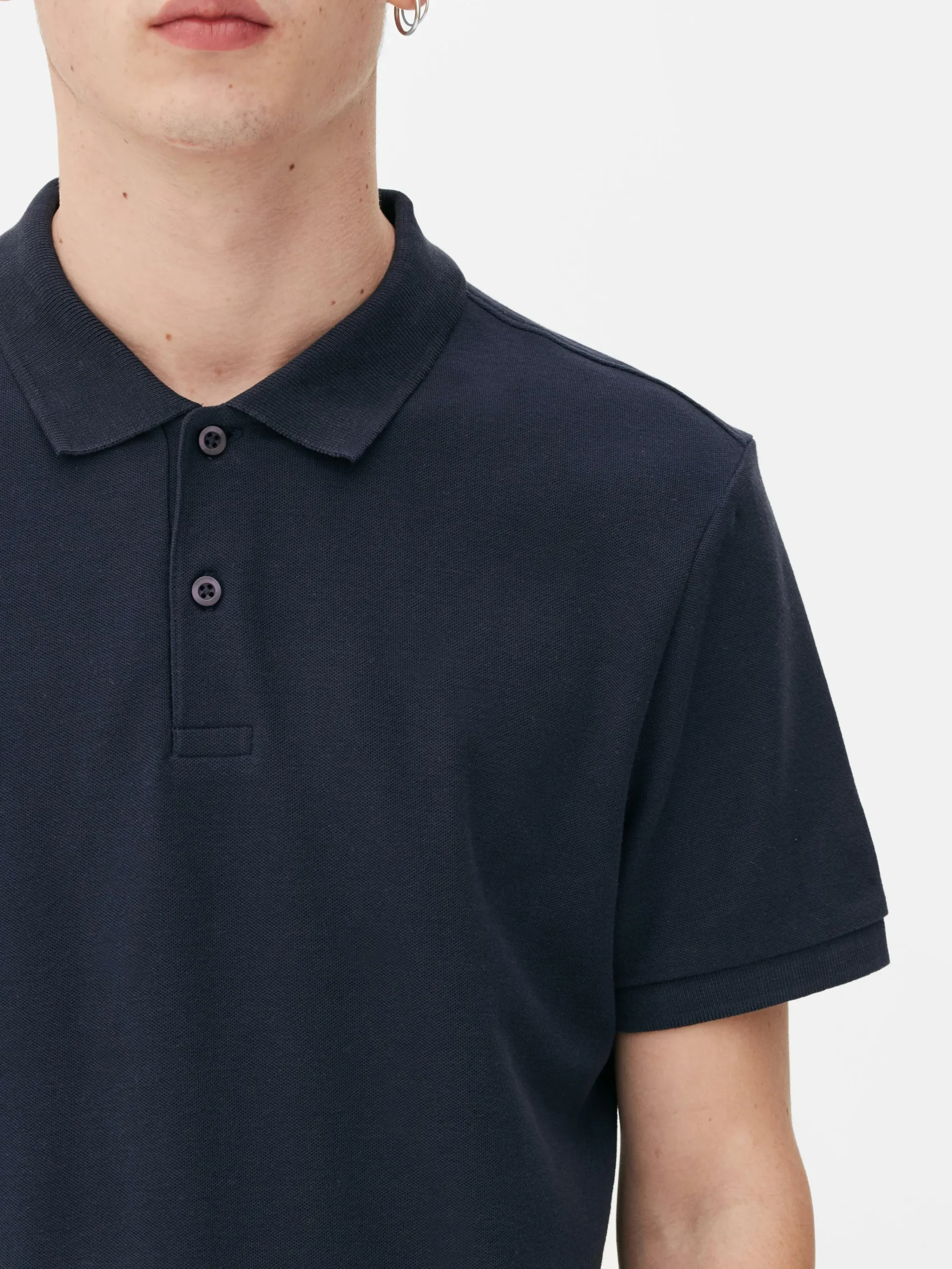 Homme Primark Hauts Et T-Shirts|Polo En Piqué à Manches Courtes