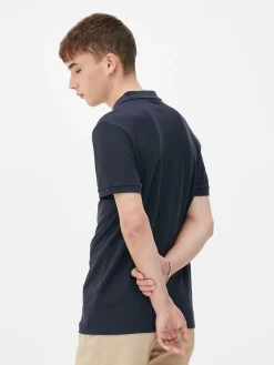 Homme Primark Hauts Et T-Shirts|Polo En Piqué à Manches Courtes