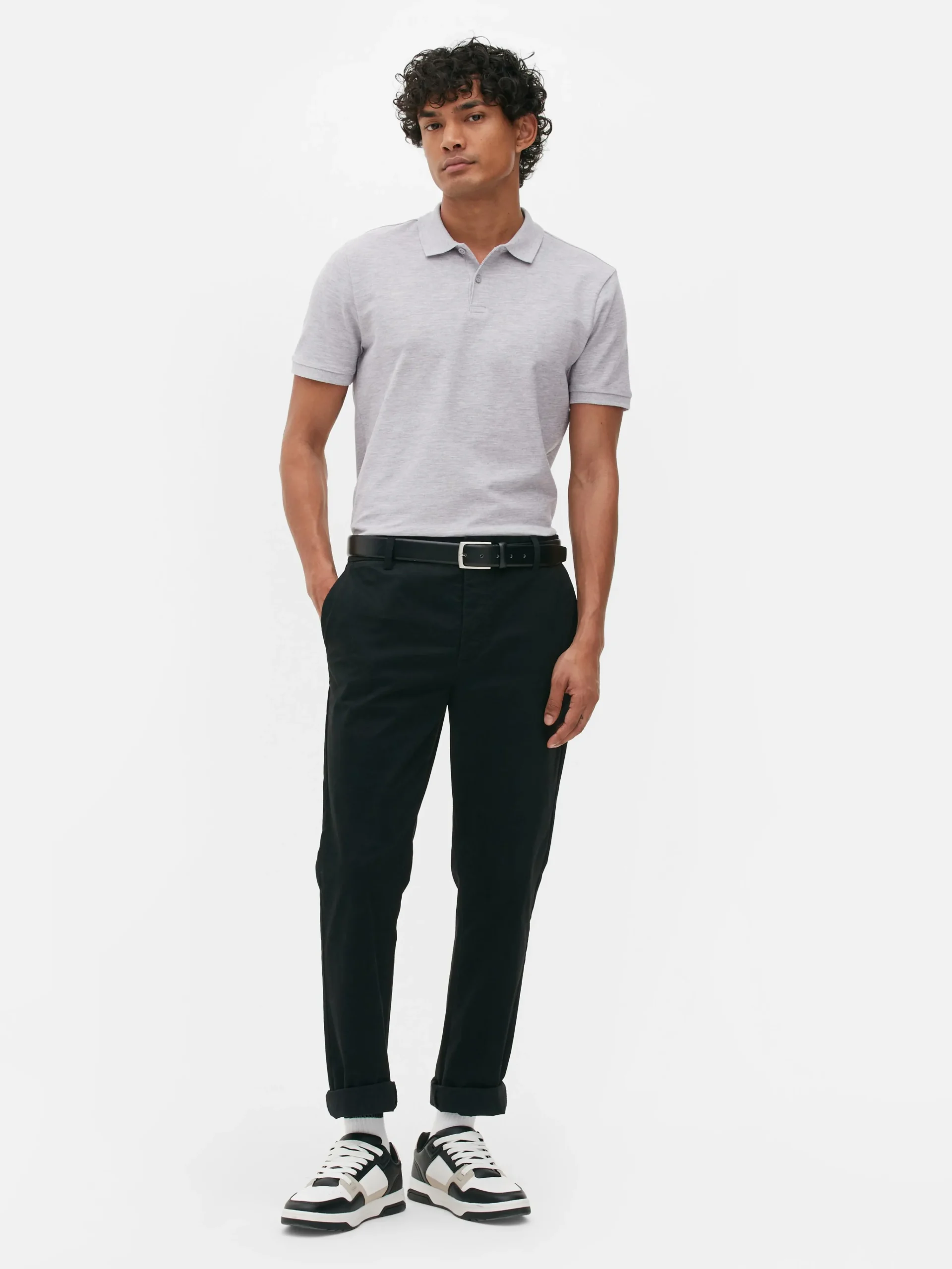 Homme Primark Hauts Et T-Shirts|Polo En Piqué à Manches Courtes