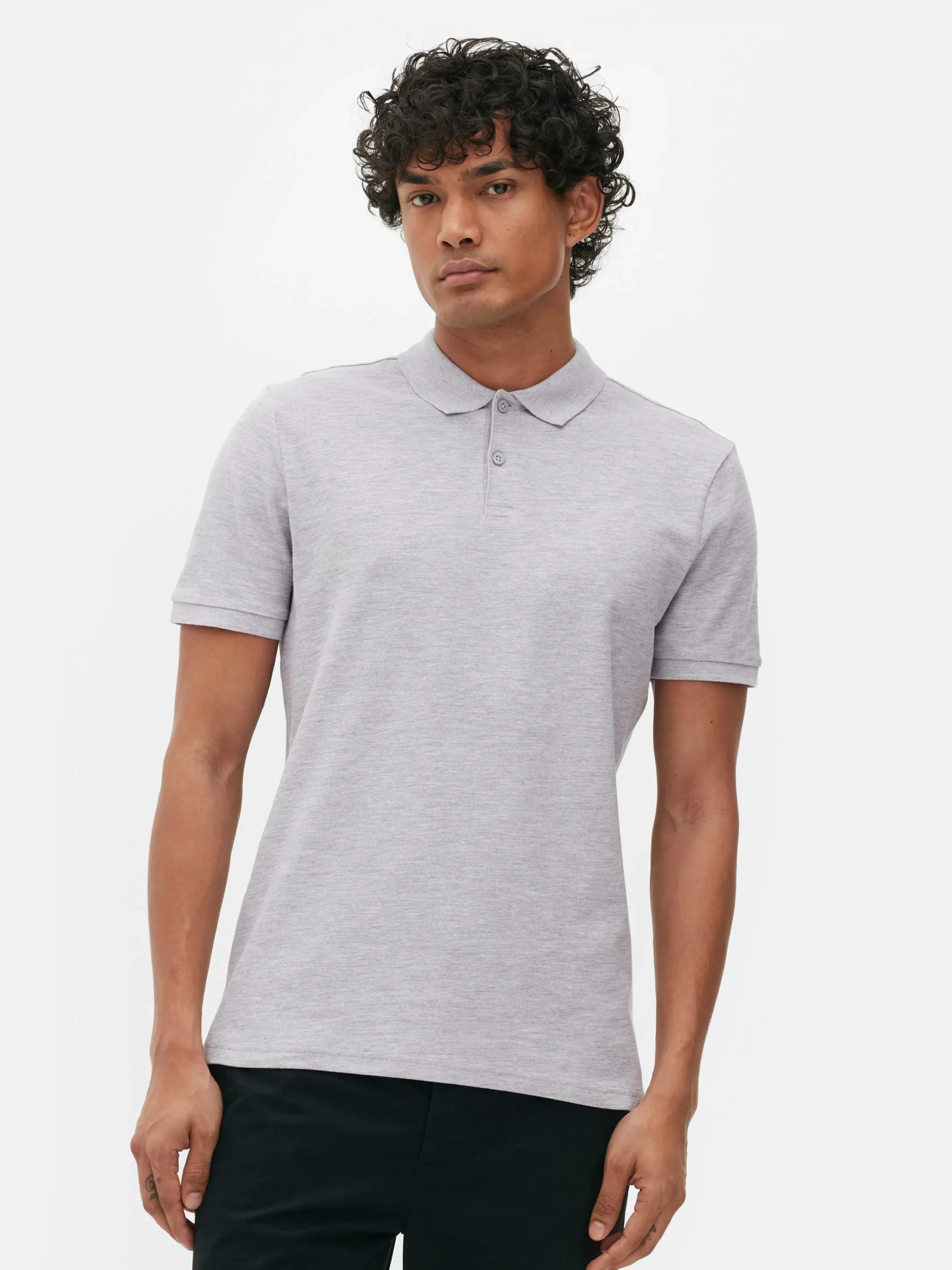 Homme Primark Hauts Et T-Shirts|Polo En Piqué à Manches Courtes