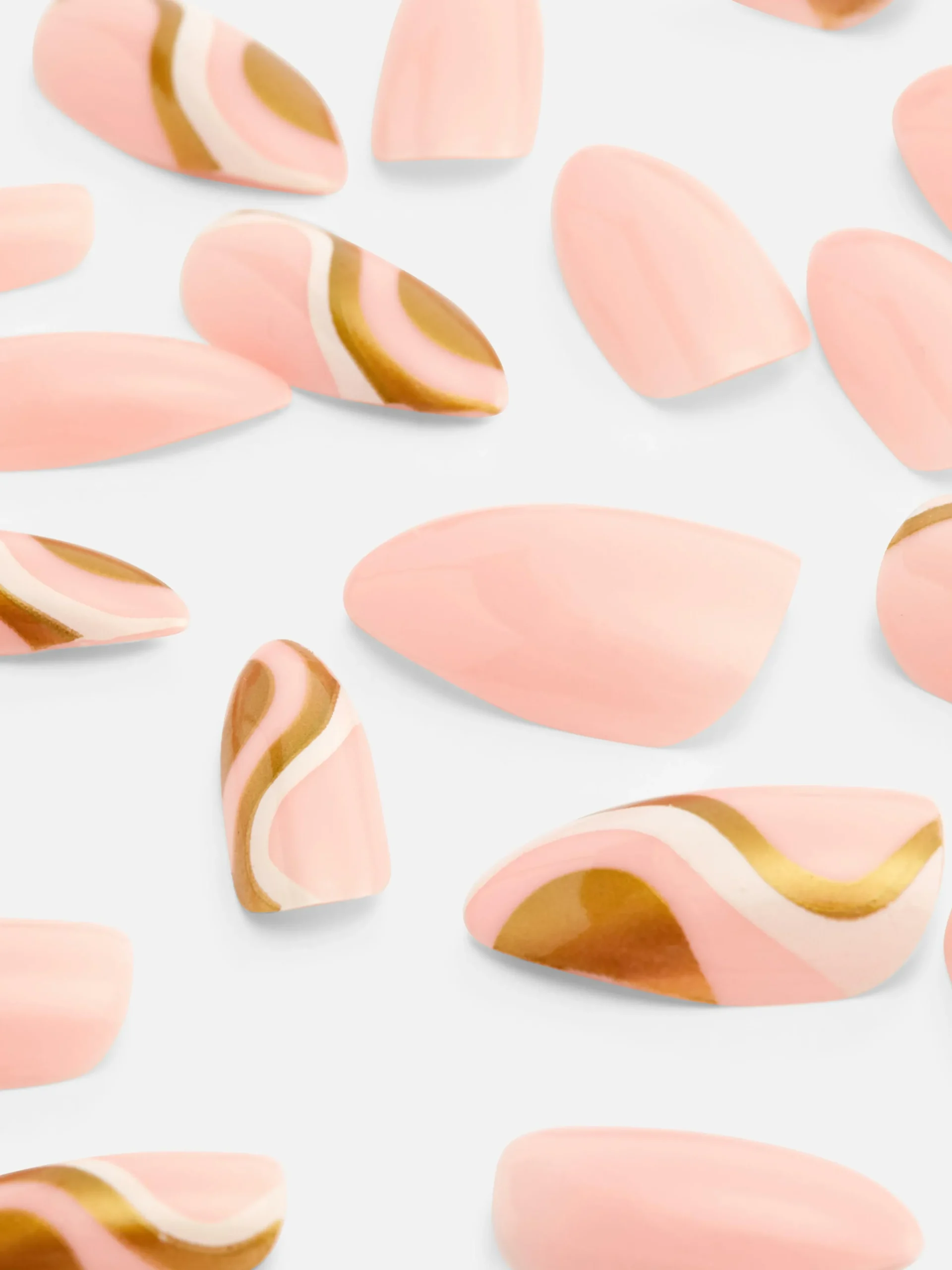 Primark Faux Ongles|PS... Faux Ongles Pointus Brillants Tourbillon