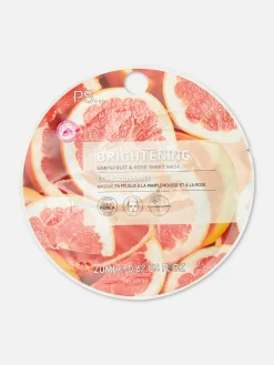 Primark Masques Pour Le Visage|PS... Masque-tissu Illuminateur Pamplemousse Et Rose