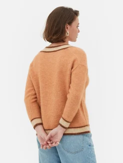 Femme Primark Pulls Et Gilets|Pull à Col En V Style Vintage Rita Ora