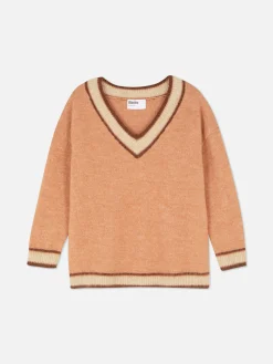 Femme Primark Pulls Et Gilets|Pull à Col En V Style Vintage Rita Ora