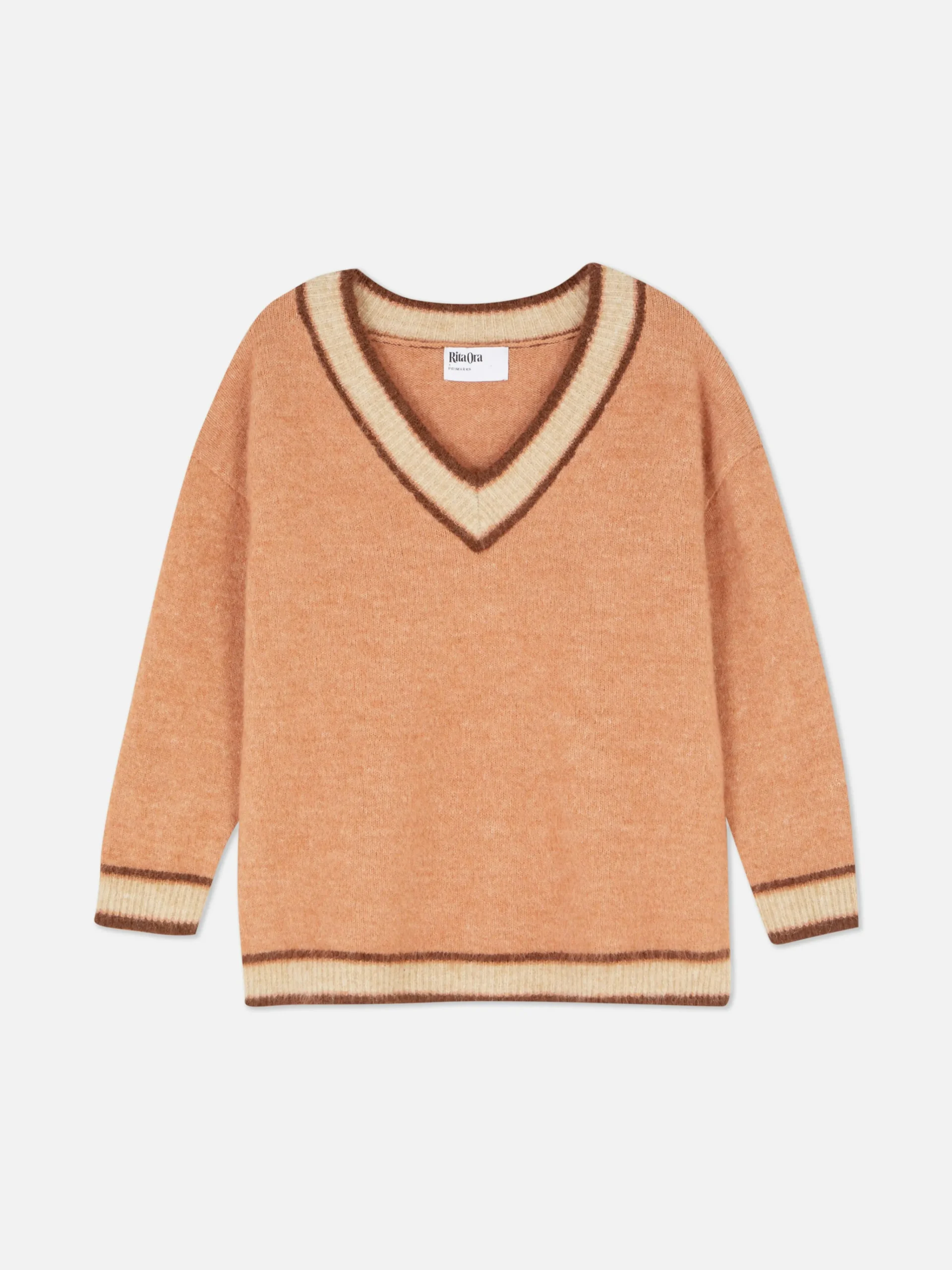 Femme Primark Pulls Et Gilets|Pull à Col En V Style Vintage Rita Ora