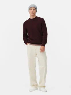 Homme Primark Pulls Et Gilets|Pull à Col Ras-du-cou En Point De Panier Tressé