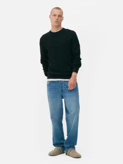 Homme Primark Pulls Et Gilets|Pull à Col Ras-du-cou En Point De Panier Tressé