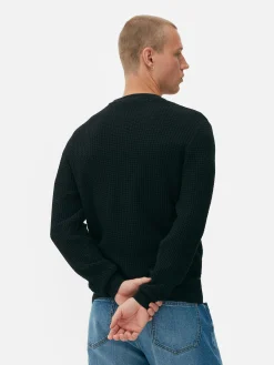 Homme Primark Pulls Et Gilets|Pull à Col Ras-du-cou En Point De Panier Tressé