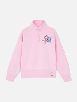 Enfant Primark Sweats À Capuche Et Sweat-Shirts|Pull à Col Zippé Disney Stitch & Angel