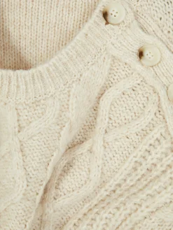 Femme Primark Pulls Et Gilets|Pull Boutonné En Maille Torsadée Rita Ora