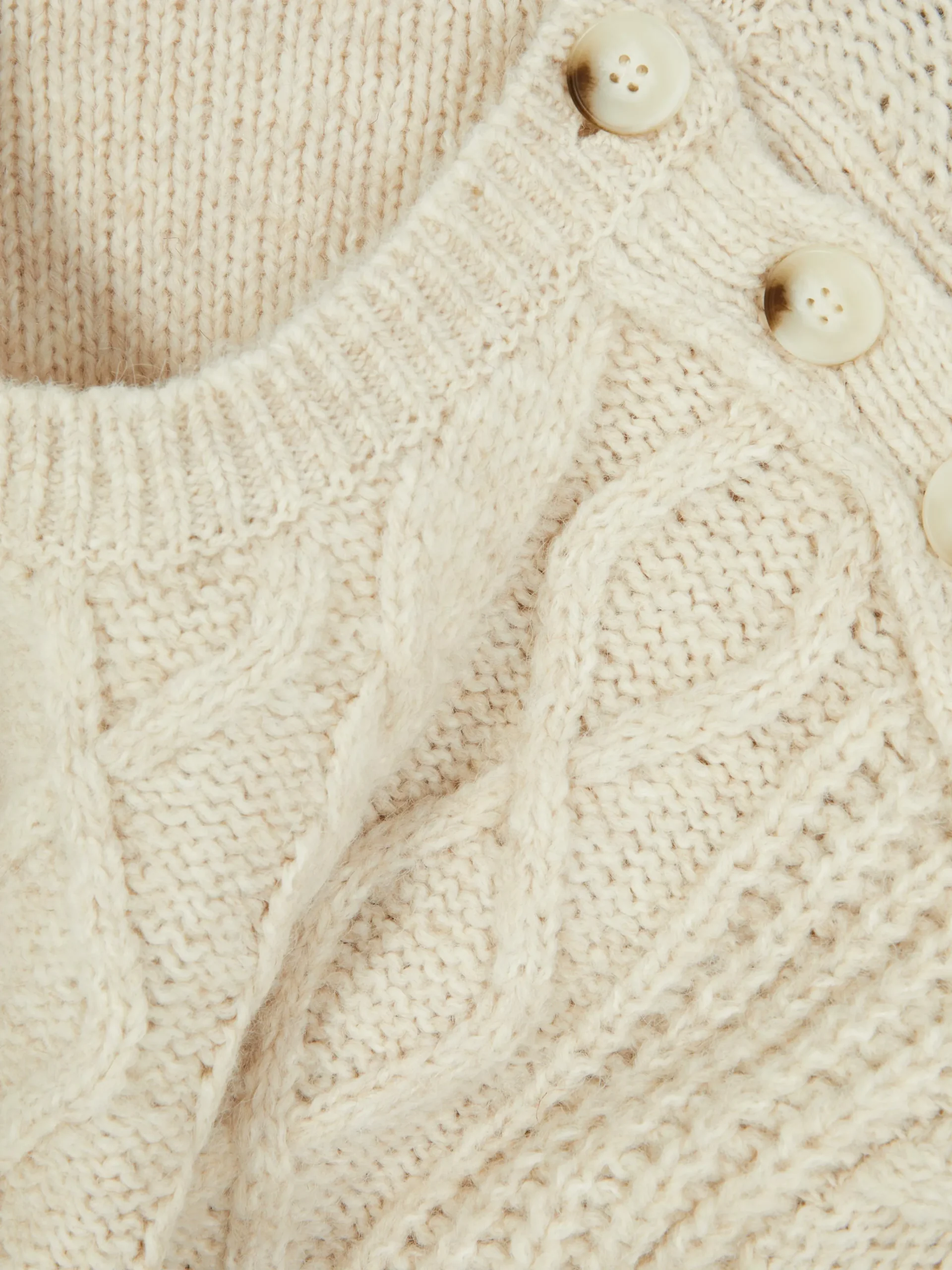 Femme Primark Pulls Et Gilets|Pull Boutonné En Maille Torsadée Rita Ora