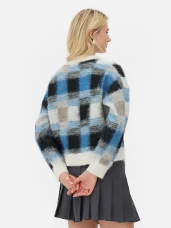 Femme Primark Pulls Et Gilets|Pull Brossé à Carreaux Rita Ora