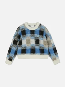 Femme Primark Pulls Et Gilets|Pull Brossé à Carreaux Rita Ora