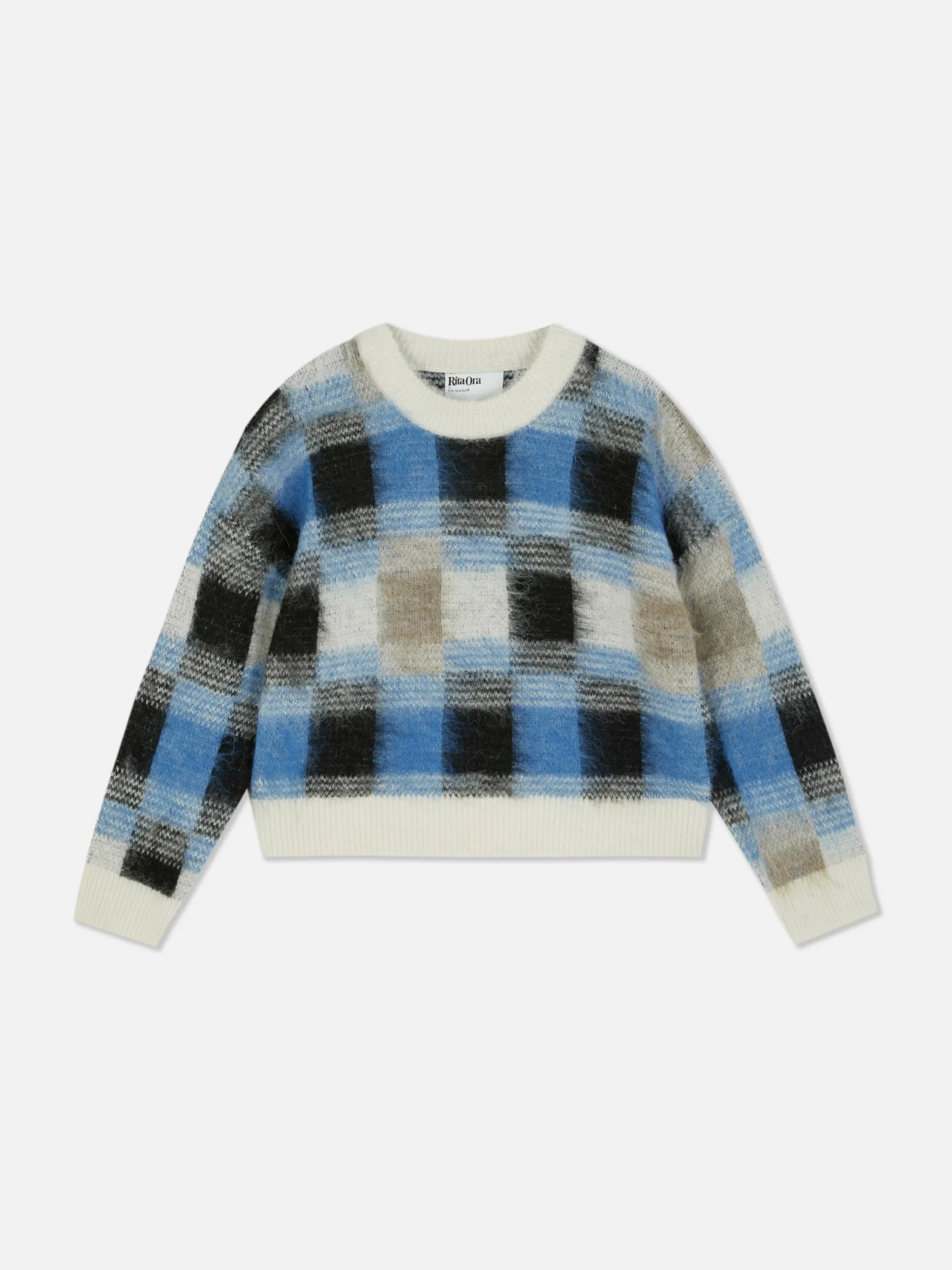 Femme Primark Pulls Et Gilets|Pull Brossé à Carreaux Rita Ora