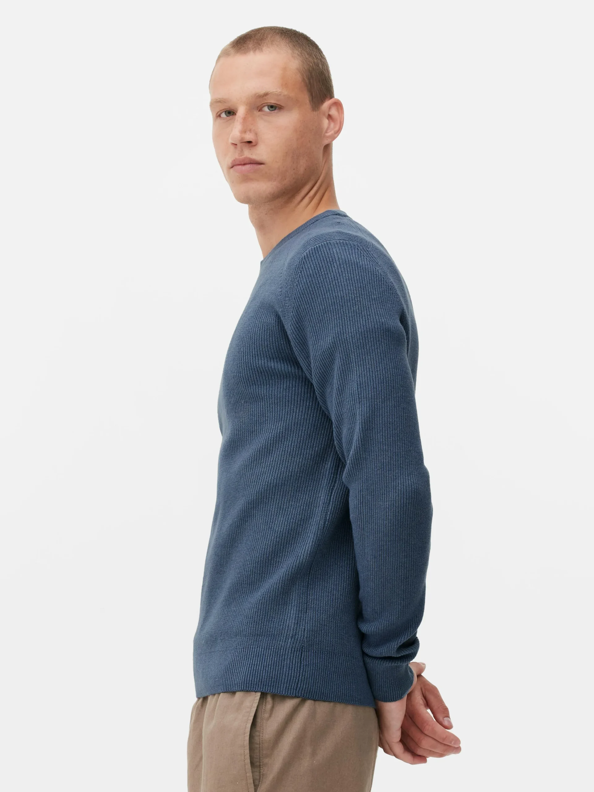 Homme Primark Pulls Et Gilets|Pull Côtelé à Col Ras-du-cou