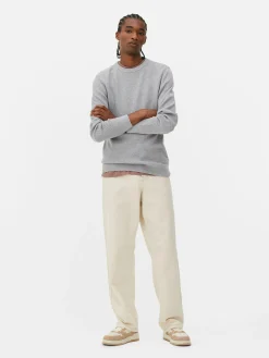 Homme Primark Pulls Et Gilets|Pull Côtelé à Col Ras-du-cou