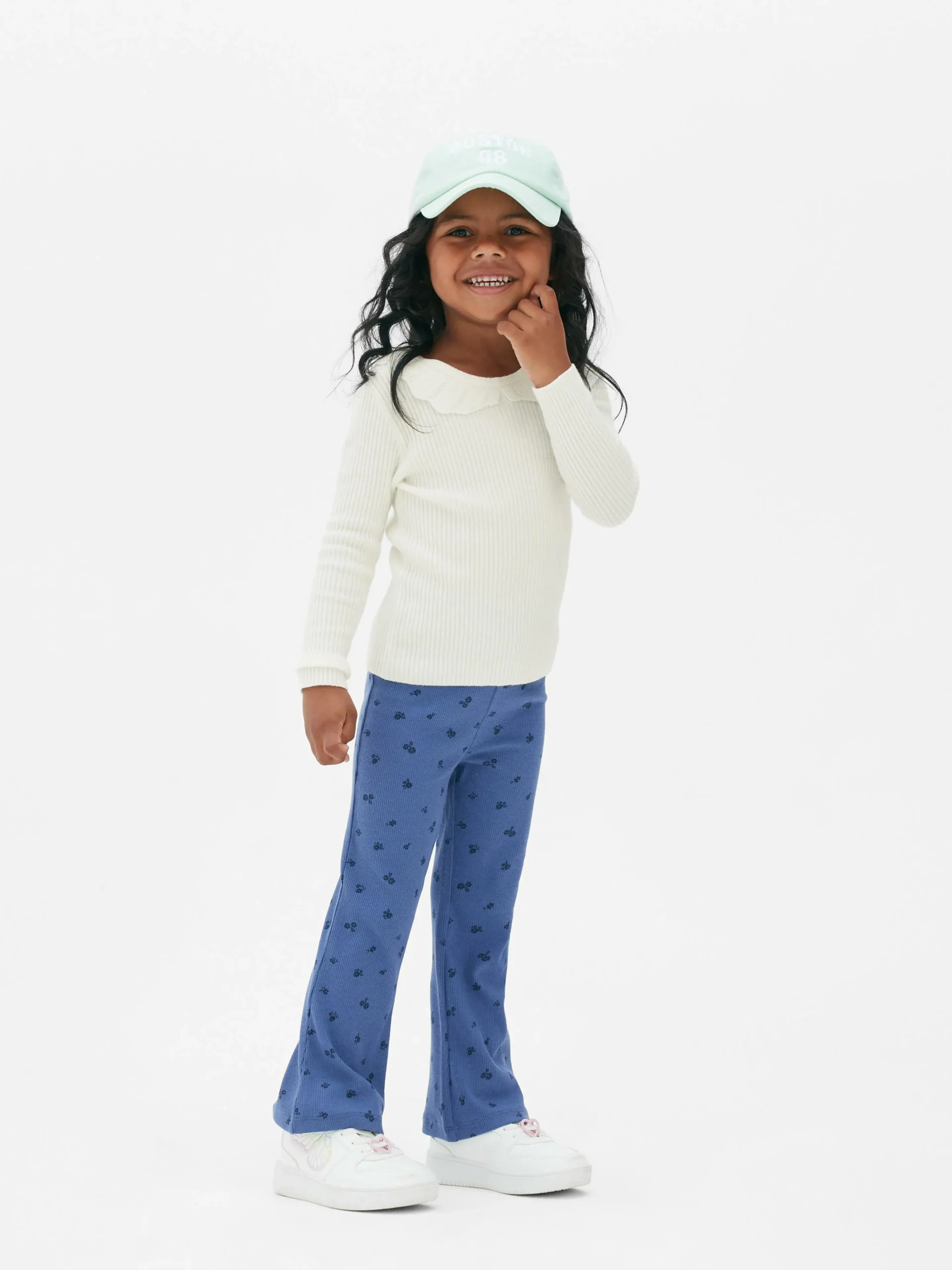 Enfant Primark Pulls Et Gilets|Pull Côtelé Avec Col à Volants