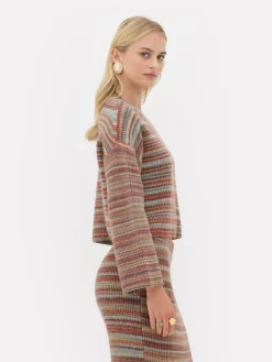 Femme Primark Pulls Et Gilets|Pull En Maille à Rayures Rita Ora à Coordonner