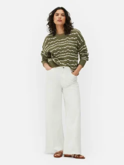 Femme Primark Pulls Et Gilets|Pull En Maille Ajourée à Col Ras-du-cou