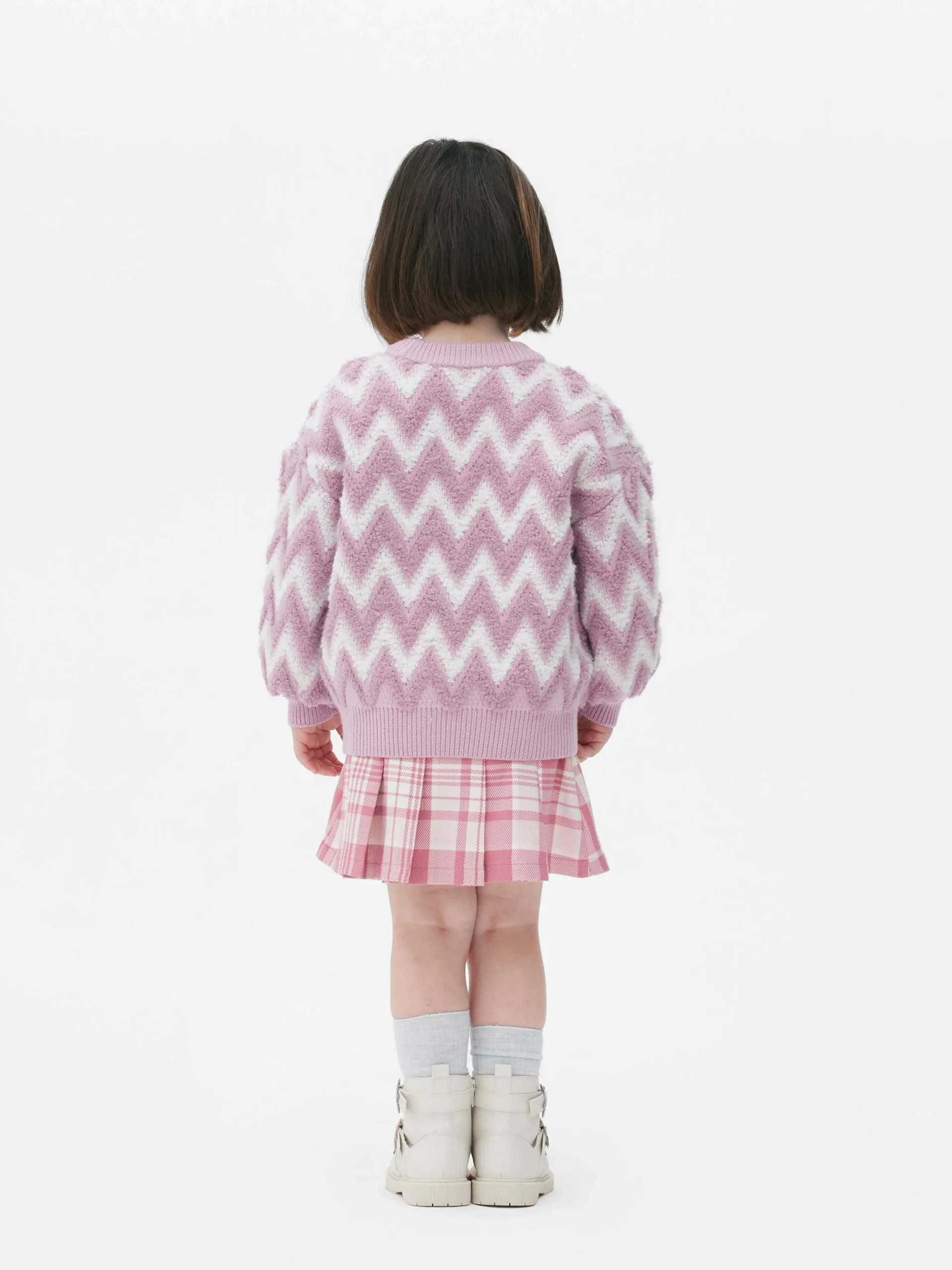 Enfant Primark Pulls Et Gilets|Pull En Maille Duveteuse à Motif Zigzag