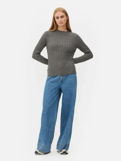 Femme Primark Pulls Et Gilets|Pull En Maille Torsadée à Col Montant