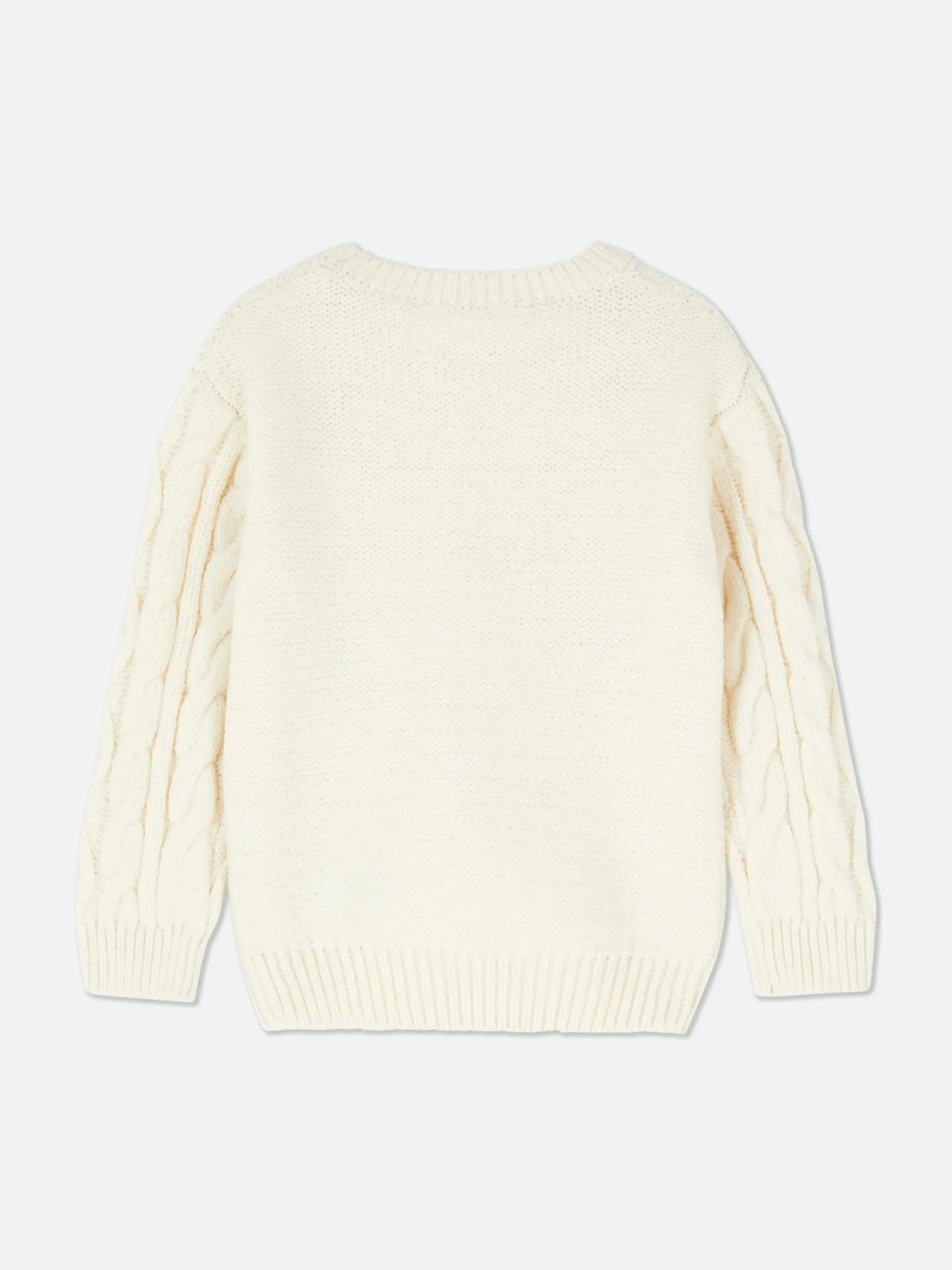 Enfant Primark Pulls Et Gilets|Pull En Maille Torsadée à Fleurs Brodées