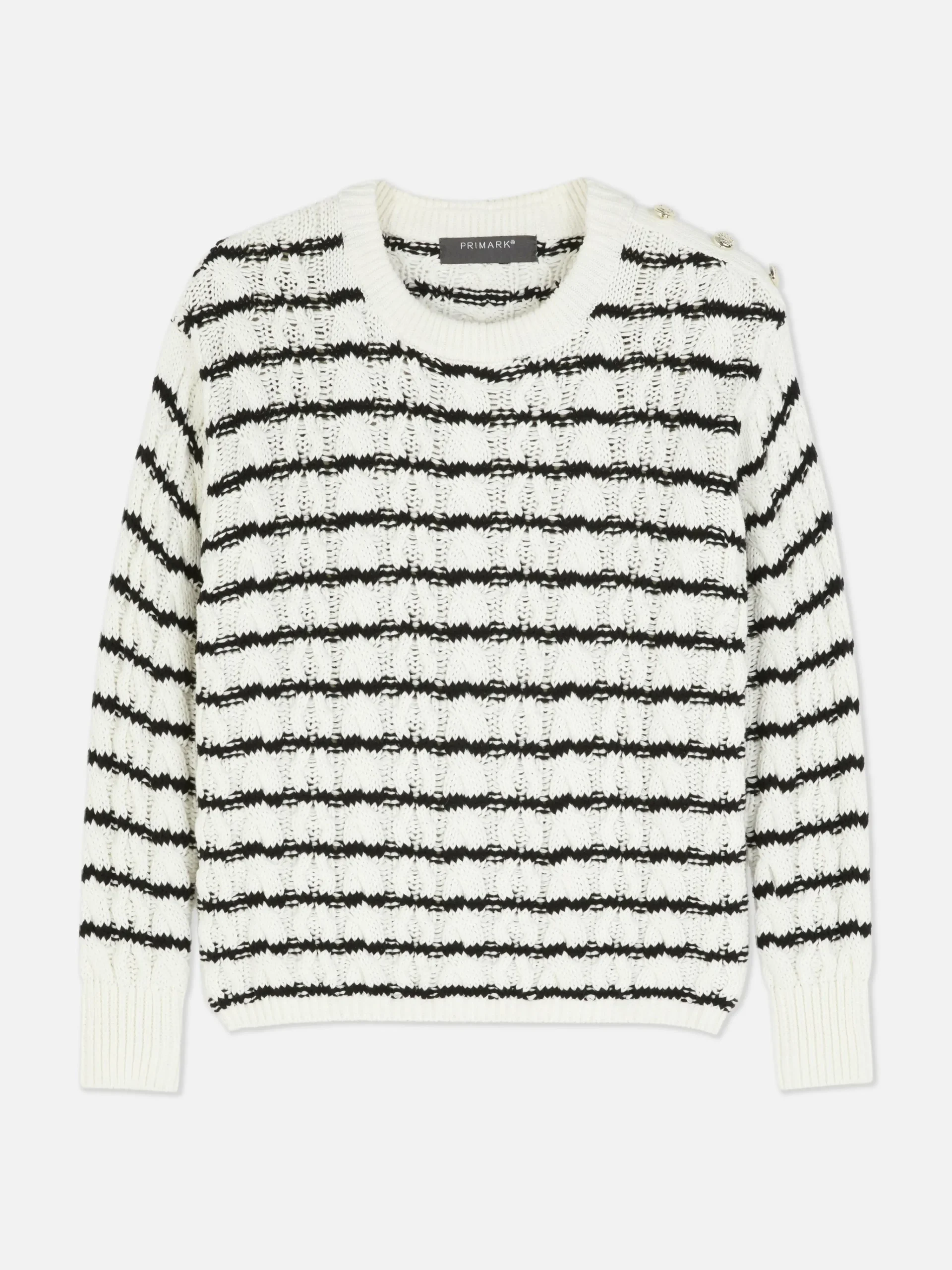 Femme Primark Pulls Et Gilets|Pull En Maille Torsadée à Rayures