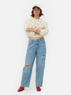 Femme Primark Pulls Et Gilets|Pull En Maille Torsadée Ajourée Rita Ora