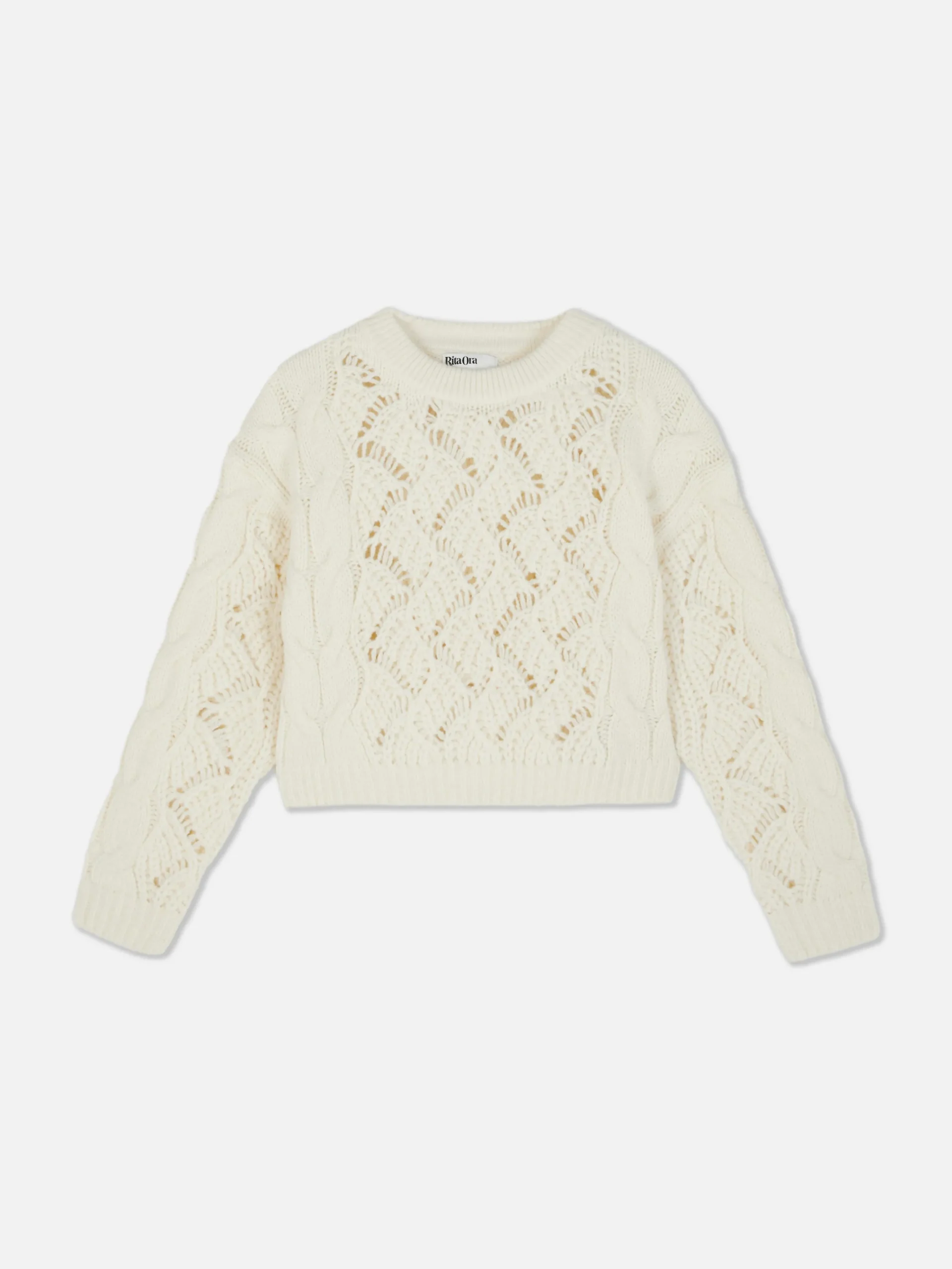 Femme Primark Pulls Et Gilets|Pull En Maille Torsadée Ajourée Rita Ora